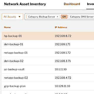 Asset Insights prototype screen